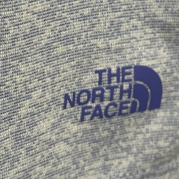 NWOT THE NORTH FACE WOMENS MUSCLE TEE PERIWINKLE/HEATHER LARGE - Picture 3 of 5